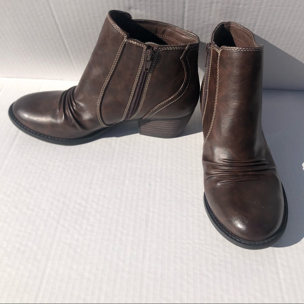 Dr Scholl’s Advance Comfort Jolt Booties sz 8 chocolate brown
